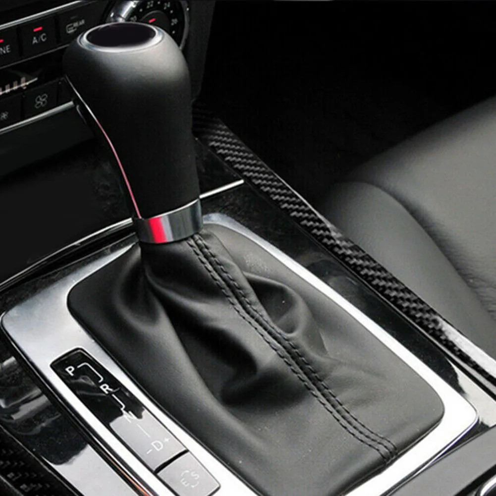 No Modifications Needed Carbon Fiber Gear Shift Cover Enhance Interior Aesthetics Perfect Fitment Driving Experience