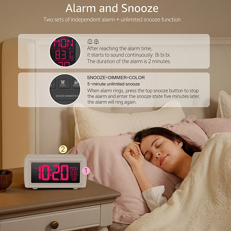 Thumbnail 4 - #2 New LED Bedside Alarm Clocks Arrivals