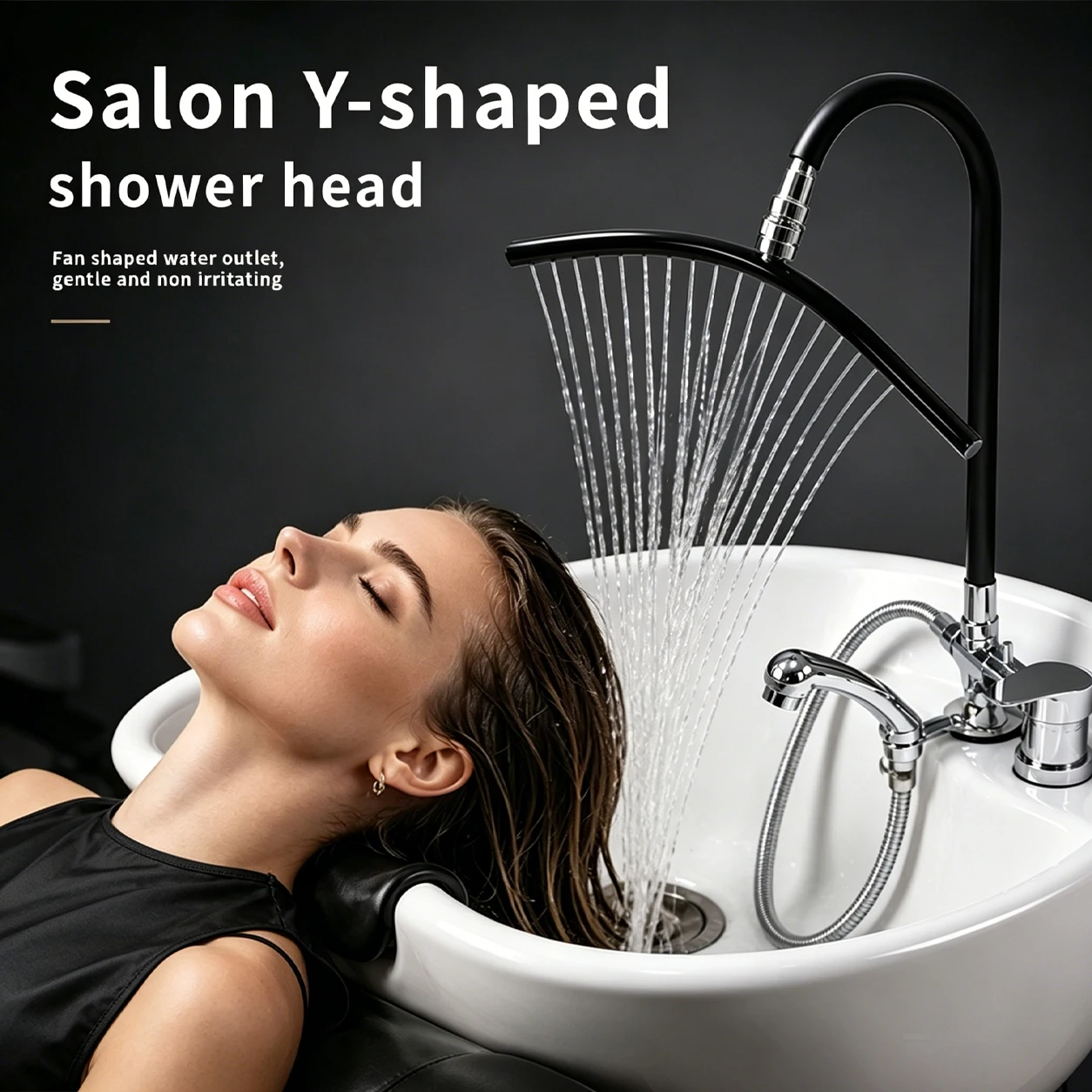 

Multi-Angle Head Spa Waterfall Device for Scalp Care, Beauty Salon Water Spa Frame For Shampoo Washbasin Chair Accessories