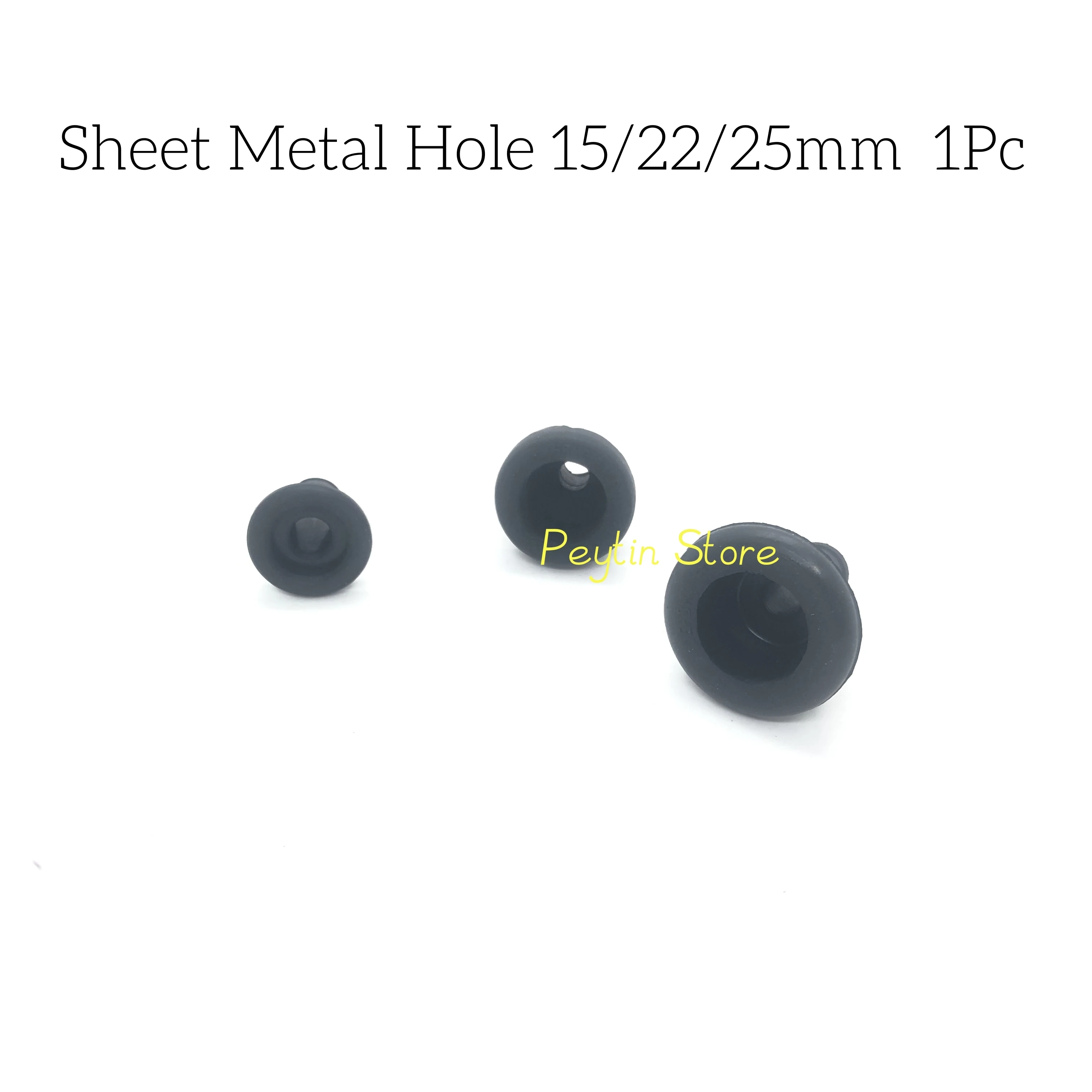 1Pc  Sheet Metal Hole 15/22/25/28/30/38~58mm Car Harness Dust-proof Rubber Sleeve Black Rubber Protective Sleeve