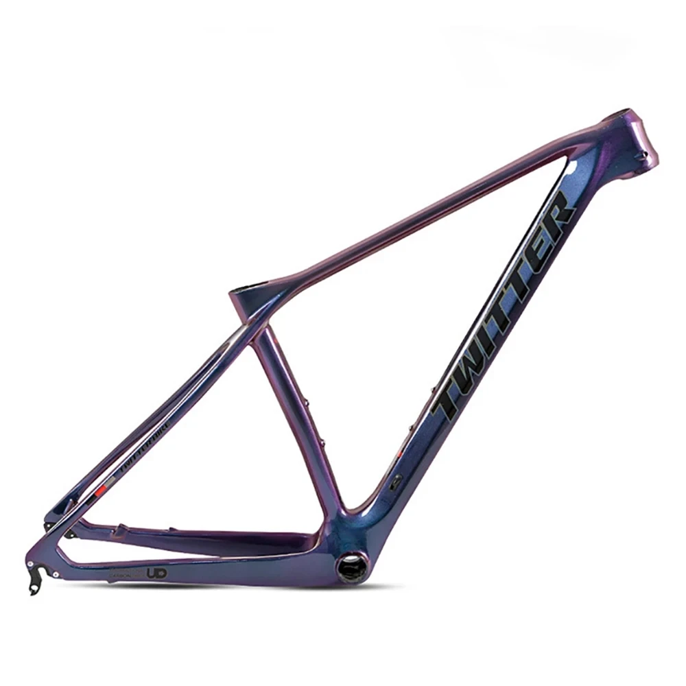 29ER Twitter PREDATORpro Mtb Carbon QR Frame 135mm Mountain Internal Cable Routing Disc Brake Frame Bicycle Accessories