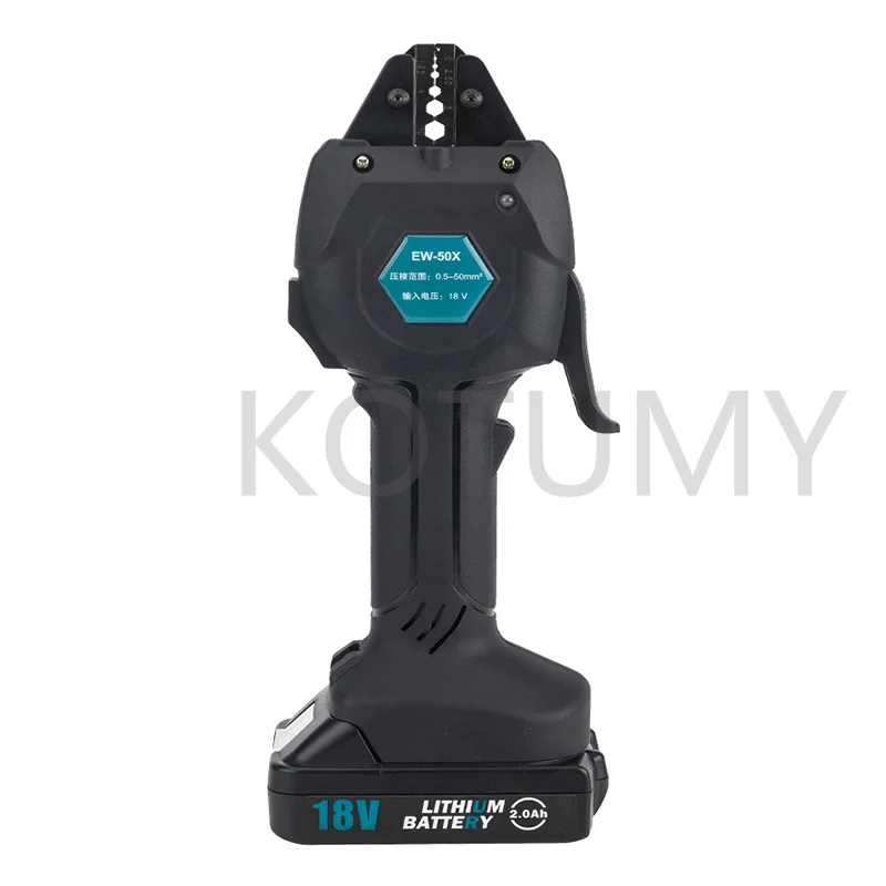 16KN Rechargeable Crimping 18V Electric Crimping Tool, Terminal Pre-insulated Tube Type Bare Terminal Crimping portable Tool