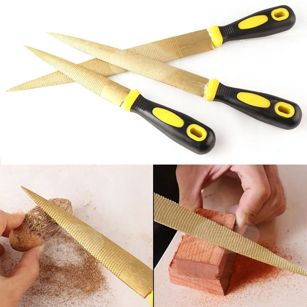 4/6/8/10/12Inch Woodworking File Semicircle Double-sided Fine Teeth Hand File Polishing Grinding Tool Sharpening DIY Wood Carvin