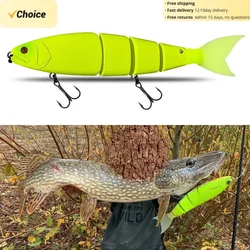 Swimbait-señuelo flotante articulado, cebo gigante Balam 245 flotante para lubina grande, señuelo duro GiantBait Balam245