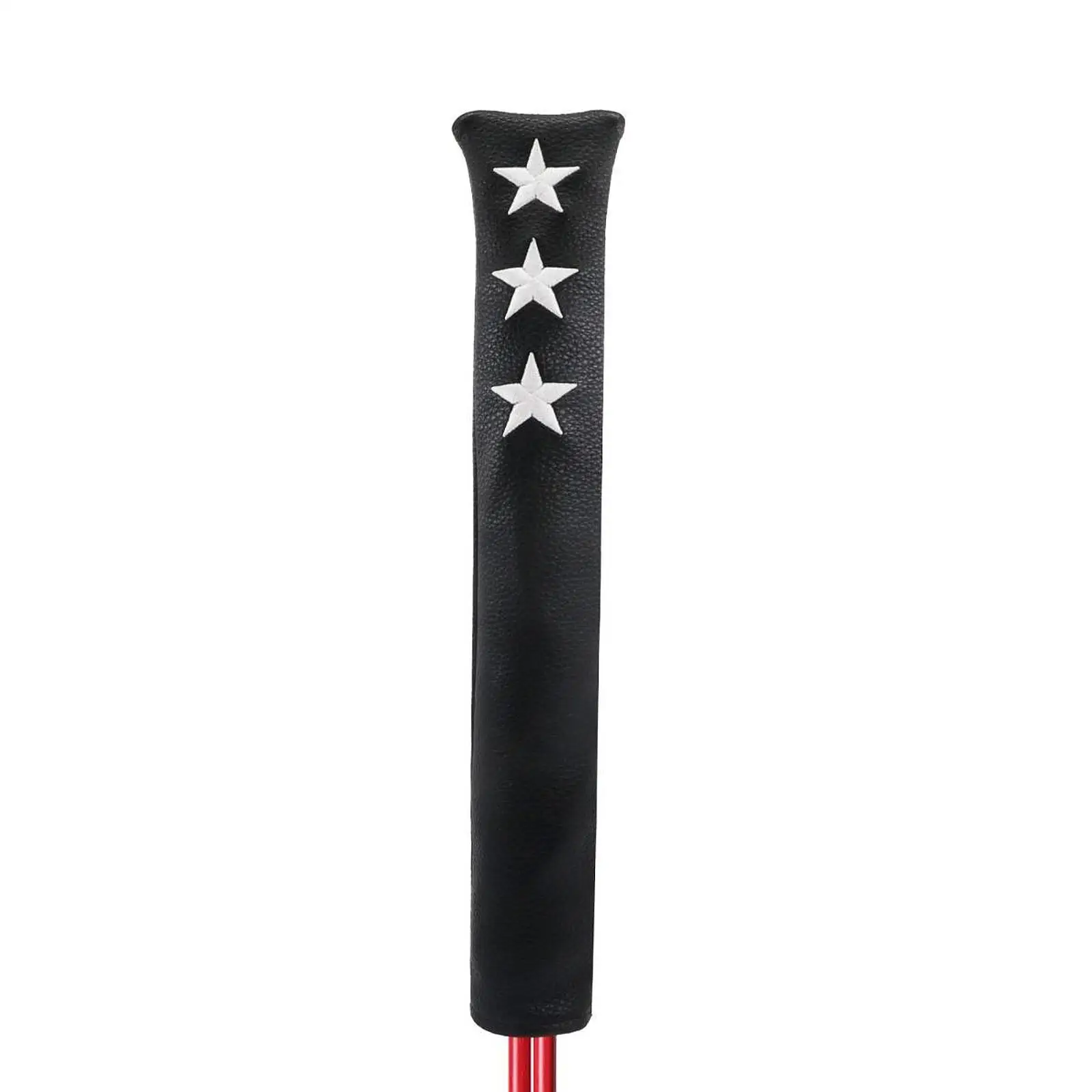 Golf Swing Training Sticks Headcover PU Leather Alignment Rods Cover Case Holder Posture Correcting Aiming Protector Practice