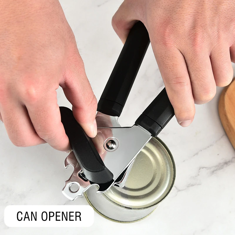 

Multifunctional Can Opener Bottle Driver Professional Side Cutting Can Tool Hand-held Stainless Steel Kitchen Tools Can Opener