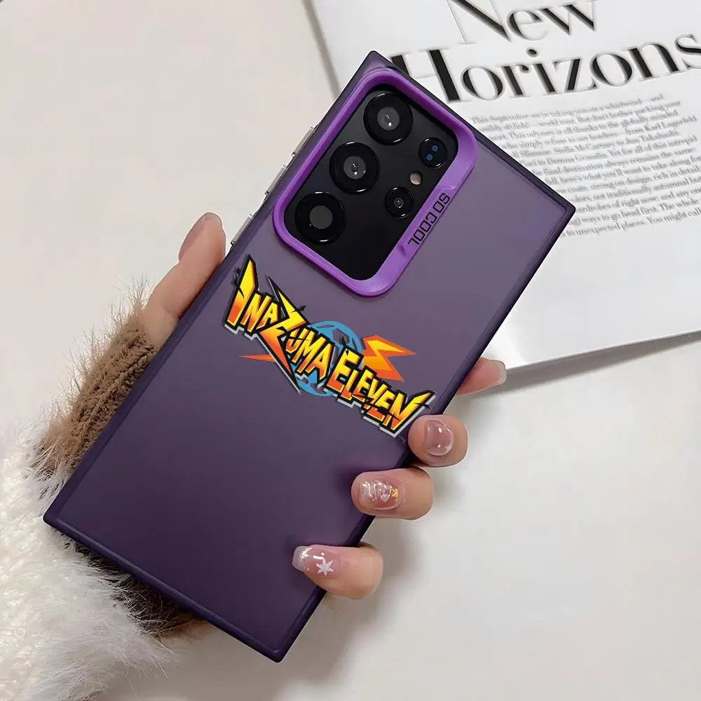 اليابان أنيمي Inazuma E-Eleven جراب هاتف لسامسونج غالاكسي S25 حافة S24 S23 S22 S21 S20 الترا فوندا سيليكون غطاء فضي #4