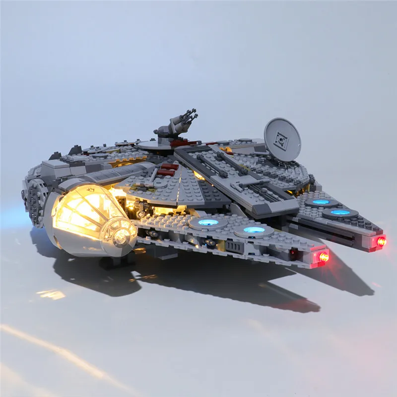 LEGO Star War Millennium용 DIY LED 조명 키트, 팔콘 LJ99022 와 호환 가능, 블록 모델 없음