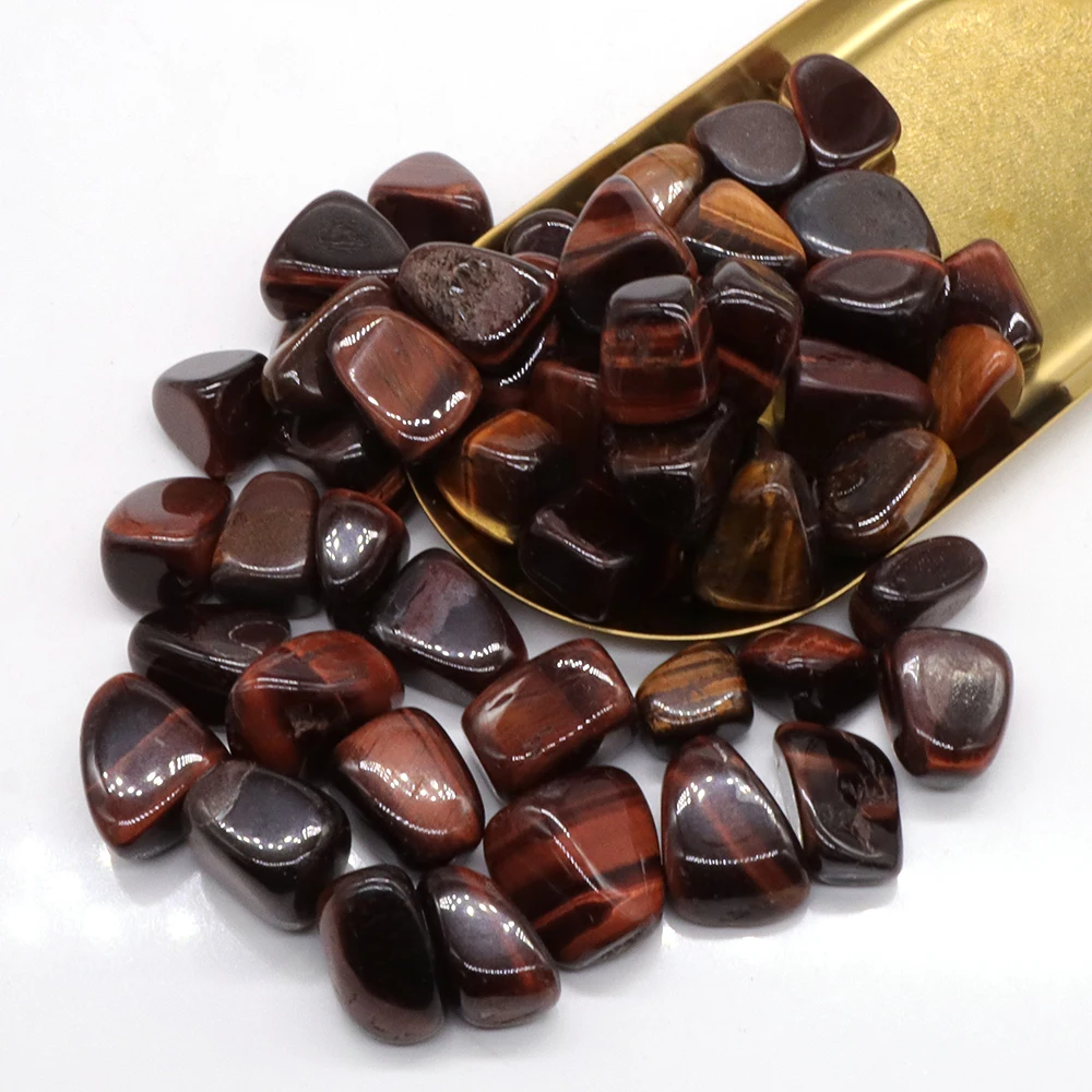 

Natural Red Tiger Eye Bulk Crystal Stones Reiki Healing Polished Energy Chakra Bead Gravel Gemstone Specimen Aquarium Collection