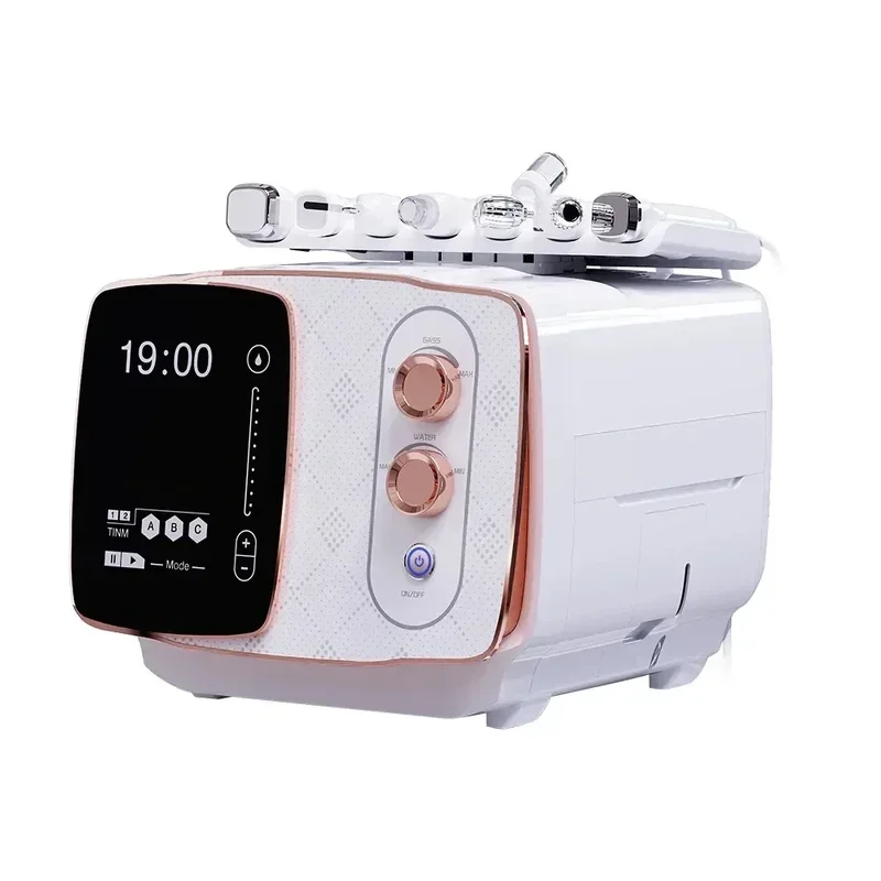 Hydrodermabrasion Facial Machine Ultrasound Plasma Anti Wrinkle Removal Small Bubble Hydrogen Oxygen Water Peeling Salon Machine