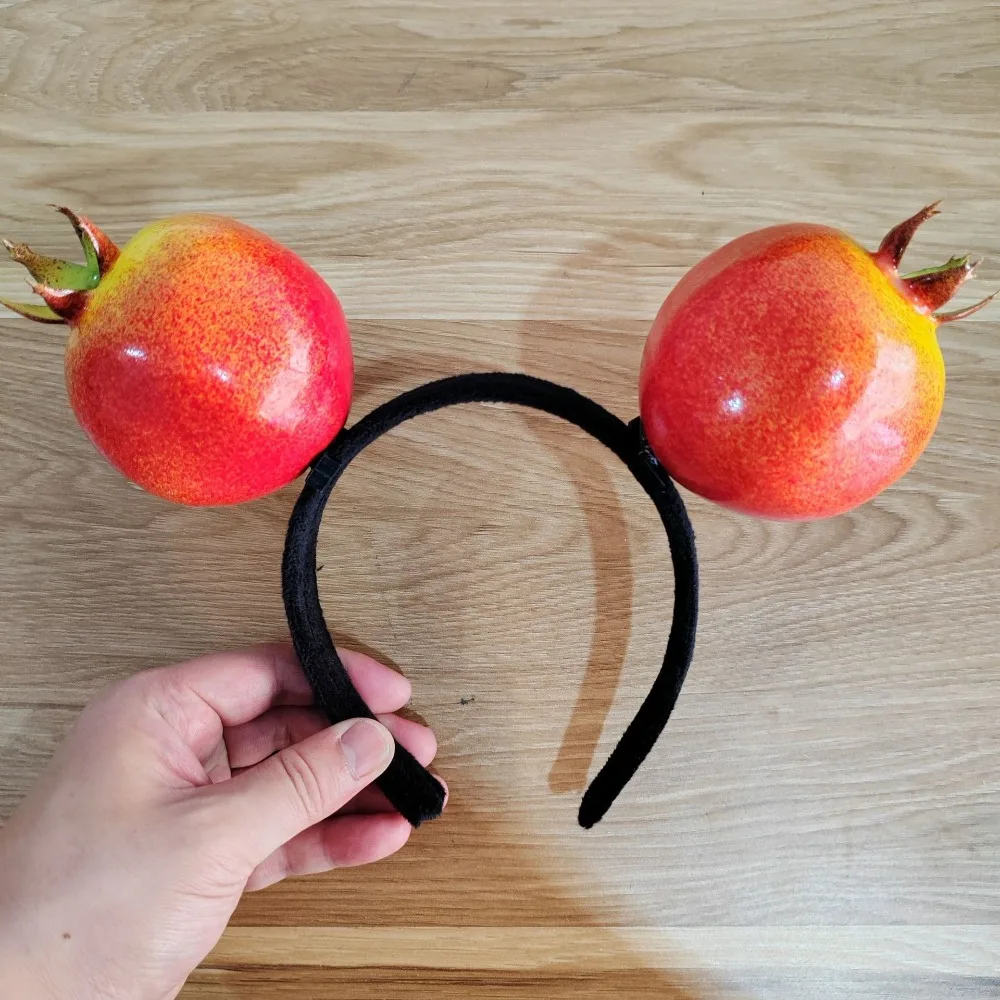 

Personality Kawaii Simulated Food Hair Hoop Korean Style Tomato Fruits Headband Potato Headwear Vegetable Hair Bands Wash Face