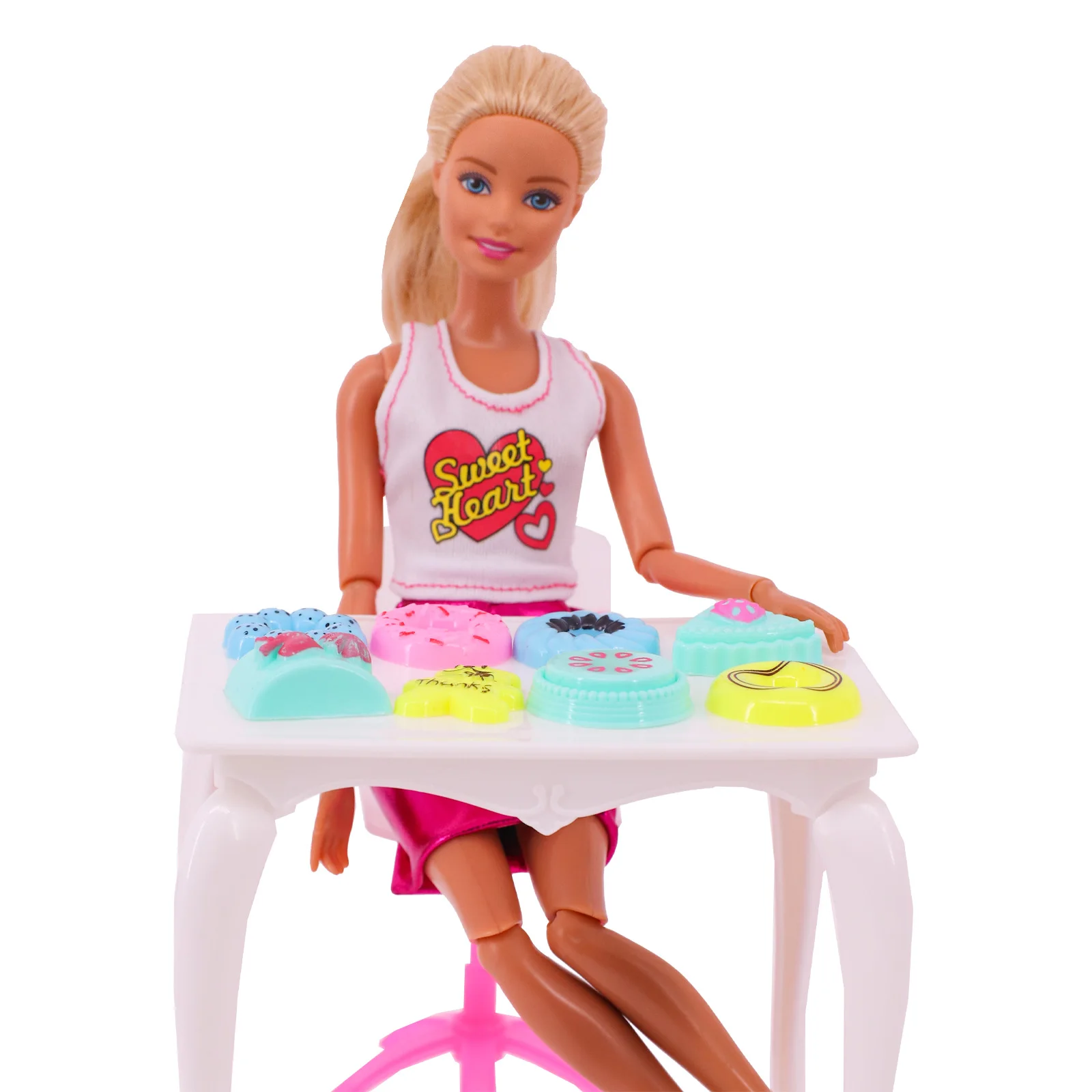 New Mini Dollhouse Accessories, Various Donut Ornaments, Mineral Water Models, Ring Models, Children's Gifts