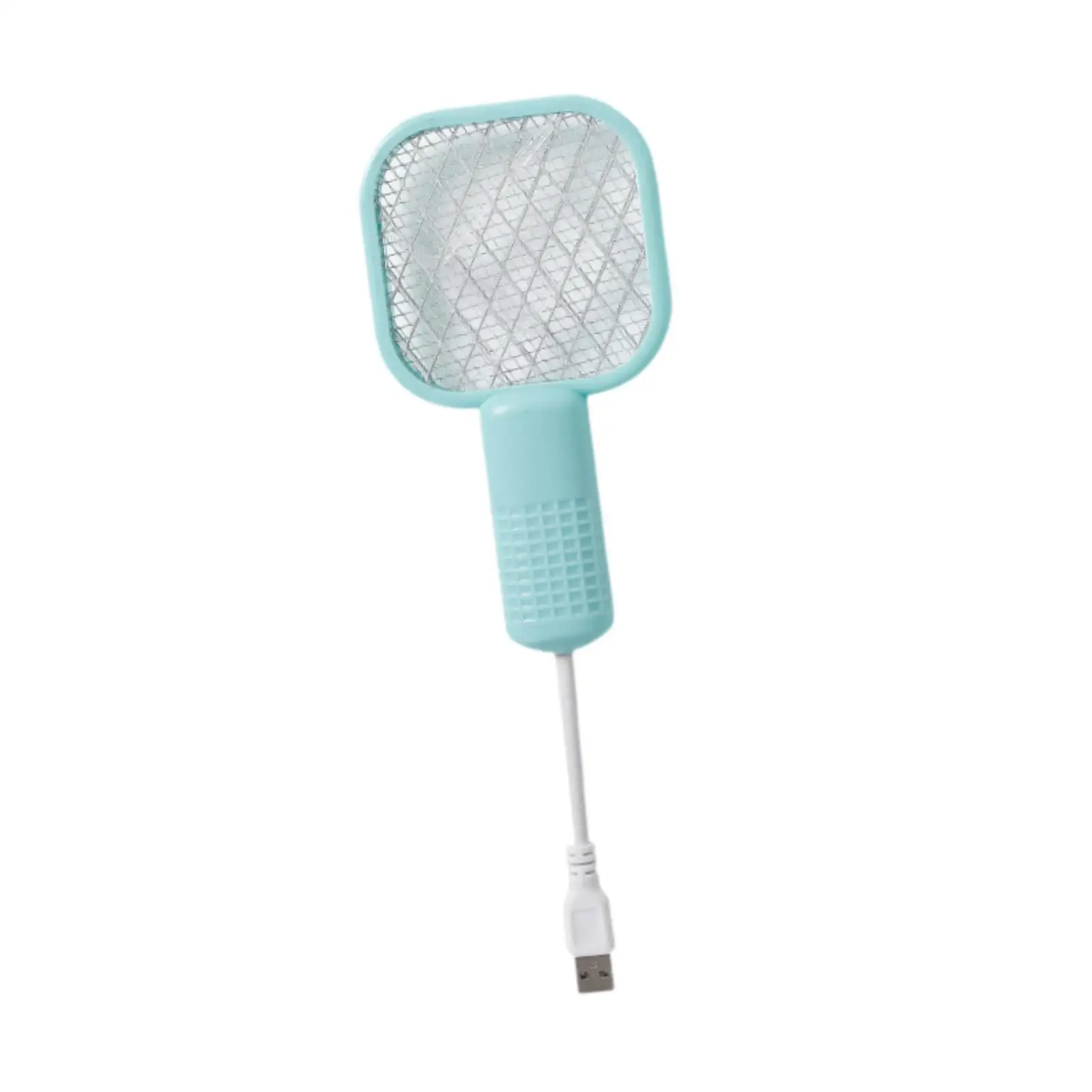 Electric Fly Swatter 5V Handheld Portable Practical 3.7W Lightweight Bug Zapper Racket for Patio Travel Backyard Summer Office