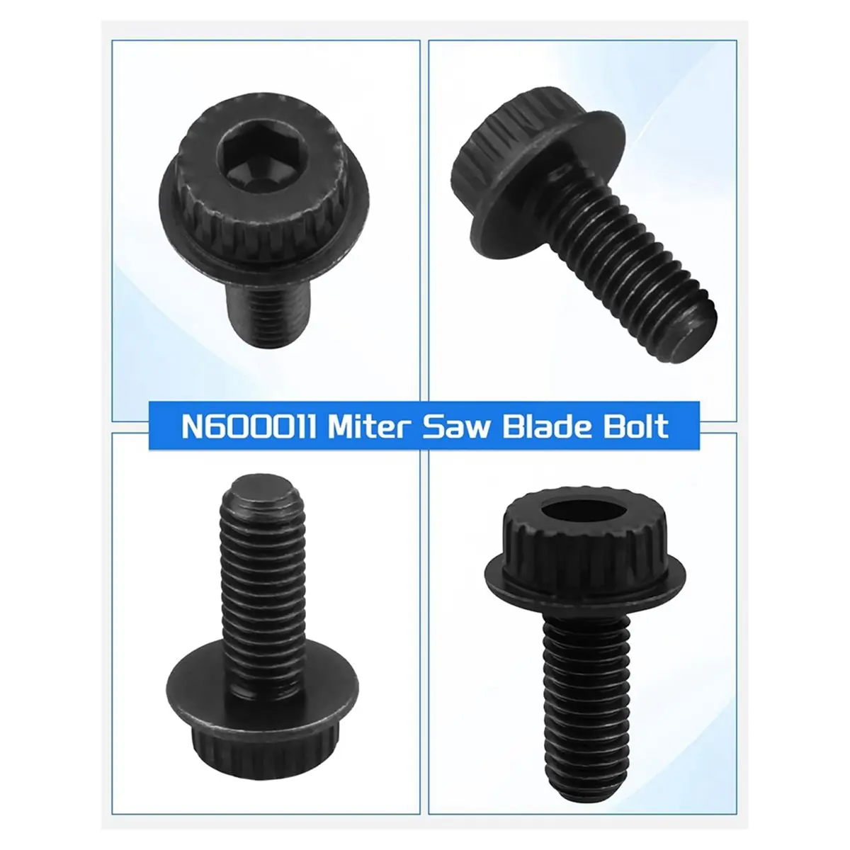 2026 New Tool N600011 Miter Saw Blade Bolt Screw Replacement for DWS715 DWS780 DWS779 DWS713 DCS361B DWS716 DWS716XPS 4 Pack