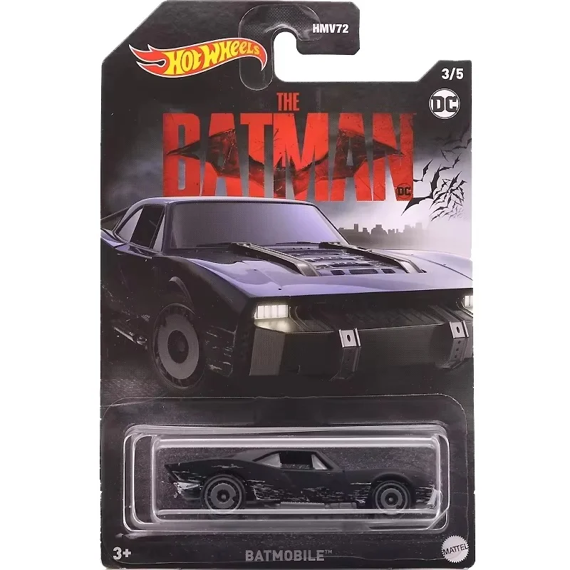 New Selling Genuine Hot Wheels Entertainment Theme Model Batman 100th Anniversary Desktop Toys In Stock Birthday Gift Xmas Gifts