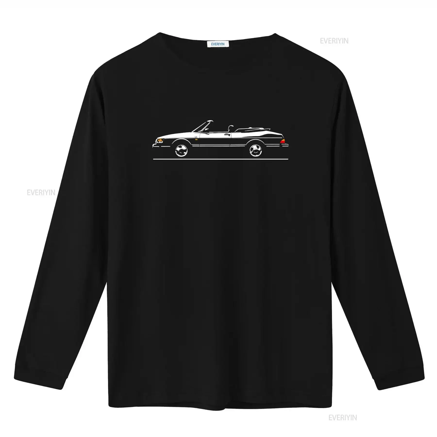 Saab 900 Cabriolet Turbo Classic Convertible T Shirt for Fans Stylish and Comfortable vintage Washed Stretched Unisex
