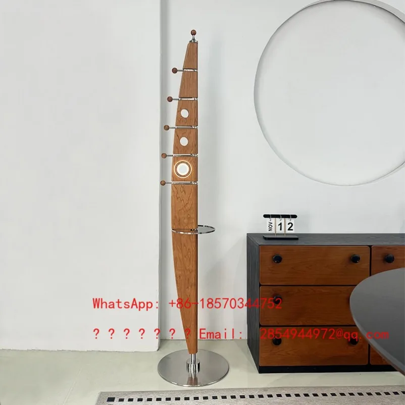 Solid Wood Sailboat Coat Rack Home Decoration Single Pole Hanger Vertical Shelf Ornament