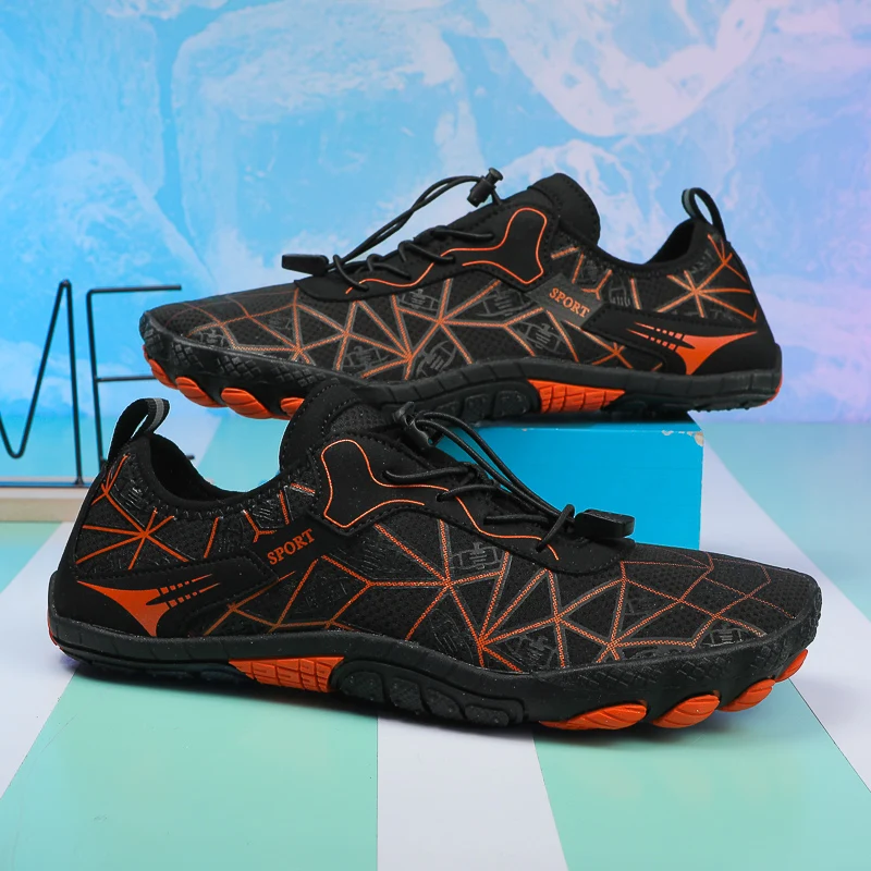 Summer Beach Swimming Shoes Men's Barefoot Upstream Wading Shoes Water Sports Shoes Beach Sandals Women's Yoga Fitness Shoes