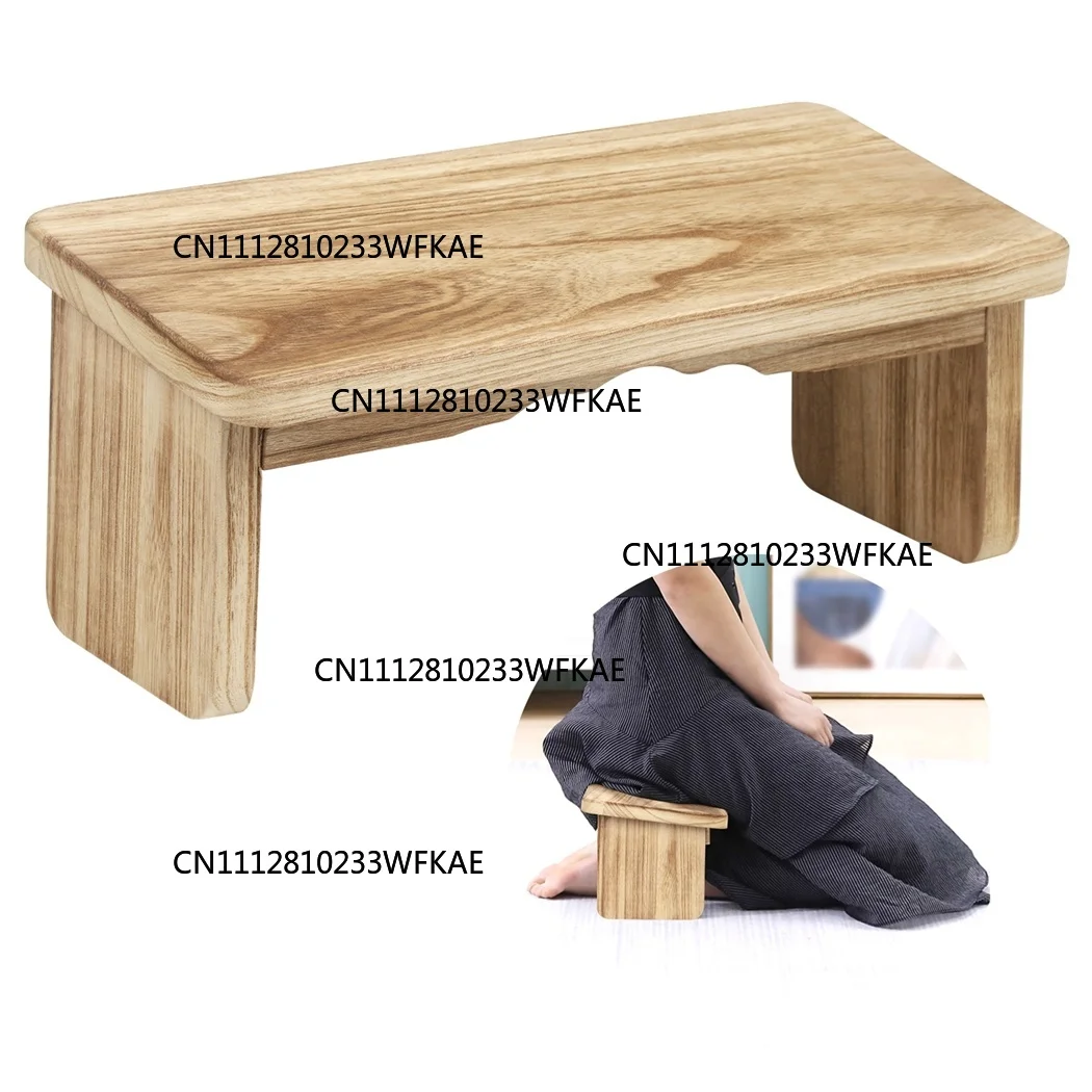 Meditation Bench Wooden Yoga Meditation Bench Foldable Ergonomic Meditation Kneeling Stool Wooden Prayer Bench