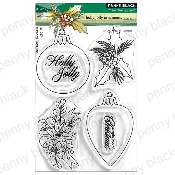 Holly Jolly Orname 2026 New Metal Cutting Dies Stamps For DIY Scrapbooking Crafts Maker Photo Album Template Handmade Decoration - view 5