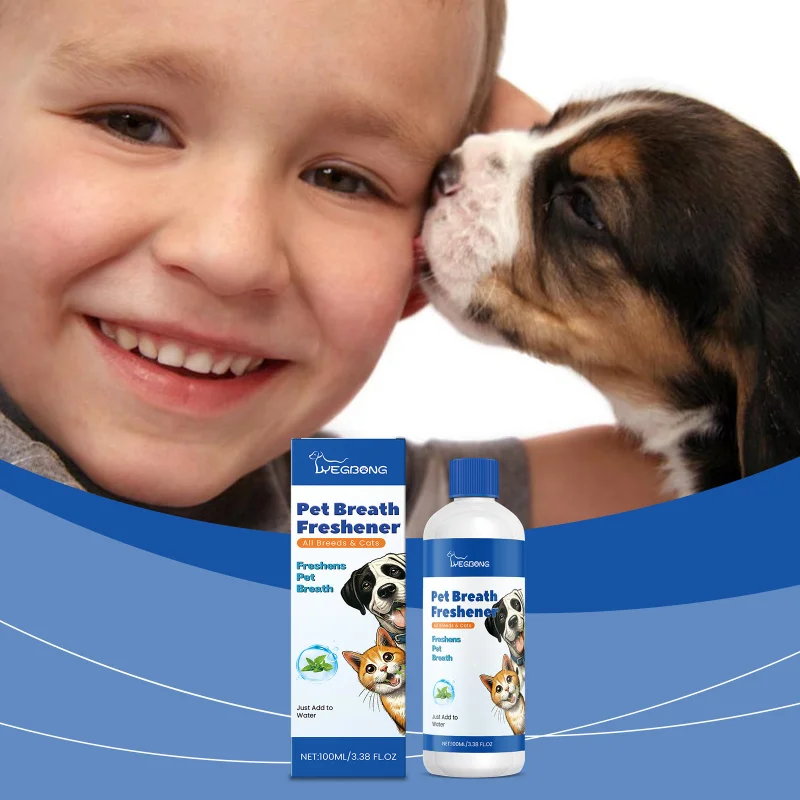 

Pet Oral Care Water Additive For Dogs Cats, Helps Freshen Breath & Reduce Plaque Mild Dental Care Formula With Deionized Water