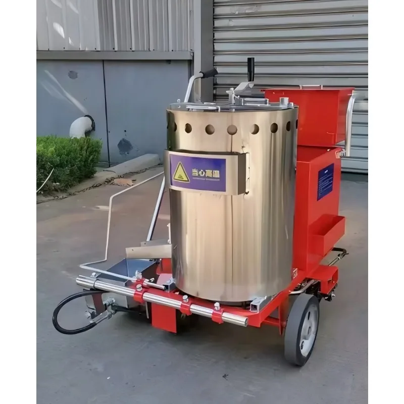 Hand Propelled Cold Spray Striping Equipment Airless Design For Parking Lot Highway Line Drawing