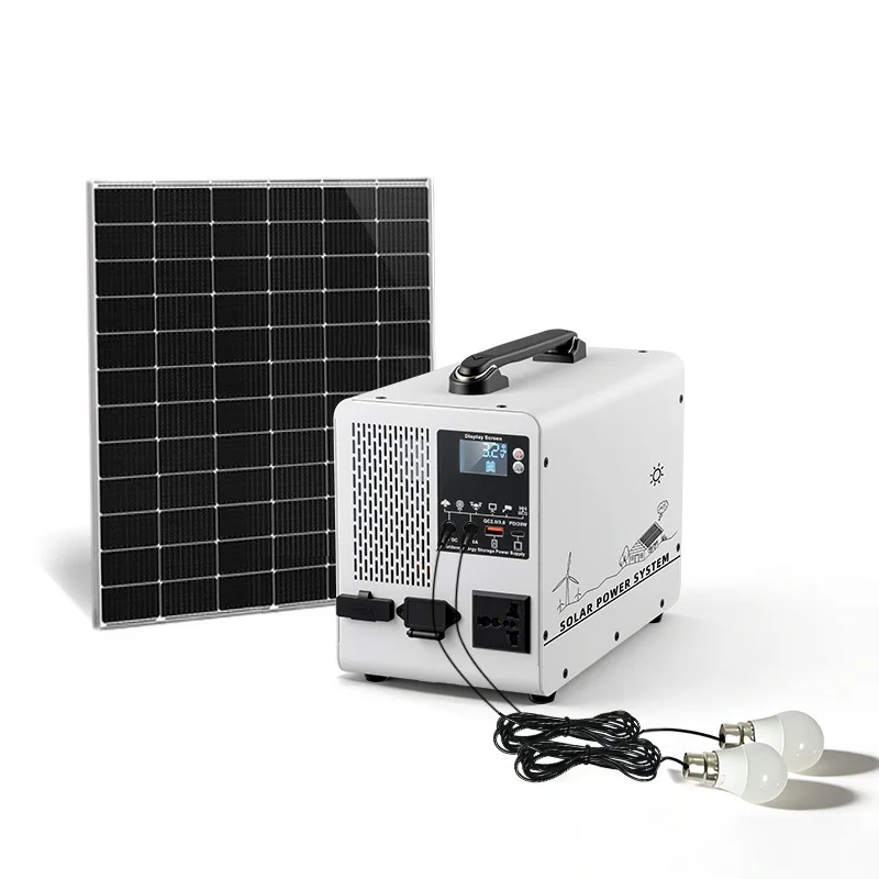 LiFePO4 300W 500W 1000W Portable Power Station 1000Wh Solar Generator with UPS Bidirectional Inverter for Home Emergency