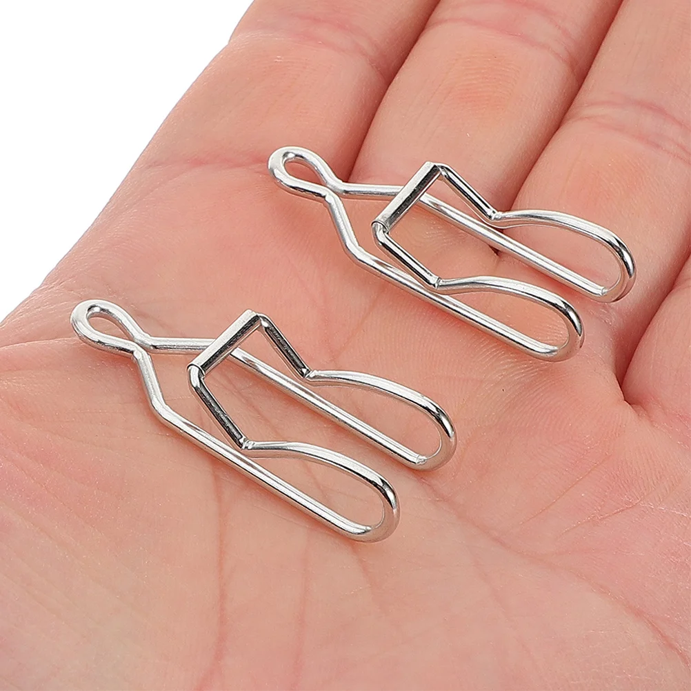 50 cierres metálicos fuertes para cadenas de relojes de bolsillo, no fáciles de romper o deformar, ideales para manualidades DIY, cierre de cadena de reloj de bolsillo