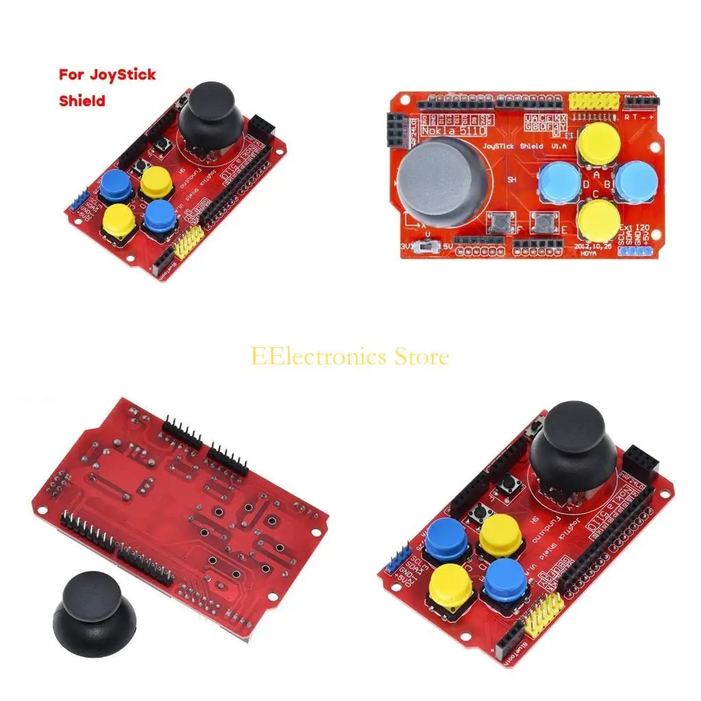 B03C Gaming DIY Gamepads JoyStick Keypad Shield for I2C 3.3V NRF24L01 NK5110 LCD I2C Accessories