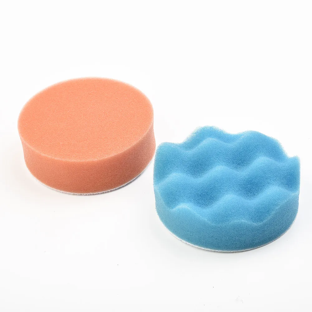 

Car Detailing Waxing Bonnets Mitts Automotive Tools Polishing pads Foam Sponge 50pcs Set Disc Accessories Buffing