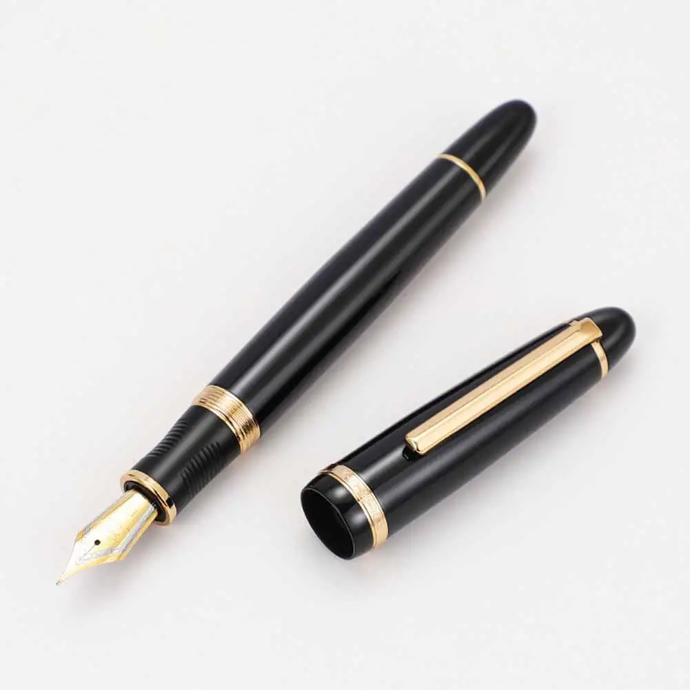

Ручка перьевая Jinhao X850 с черным/золотым наконечником, металлическая высококлассная ручка с чернилами, принадлежности для школы и офиса, с подарочной коробкой