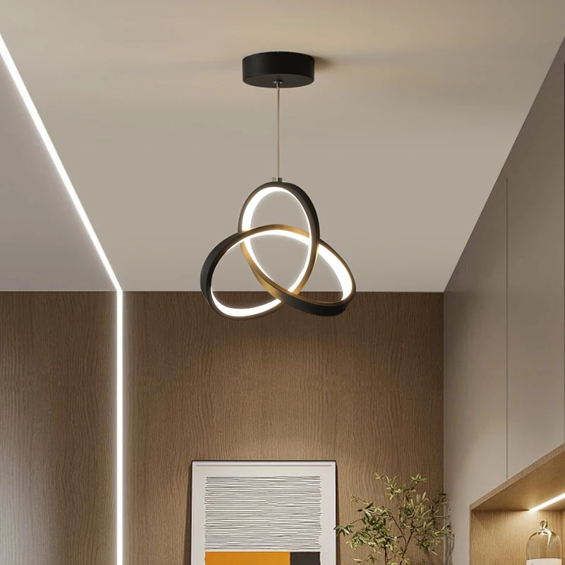 New Balcony Ceiling Chandelier Modern LED Simple Lustre Chandelier Basement Corridor Aisle Cloakroom 110-220V Home Lighting