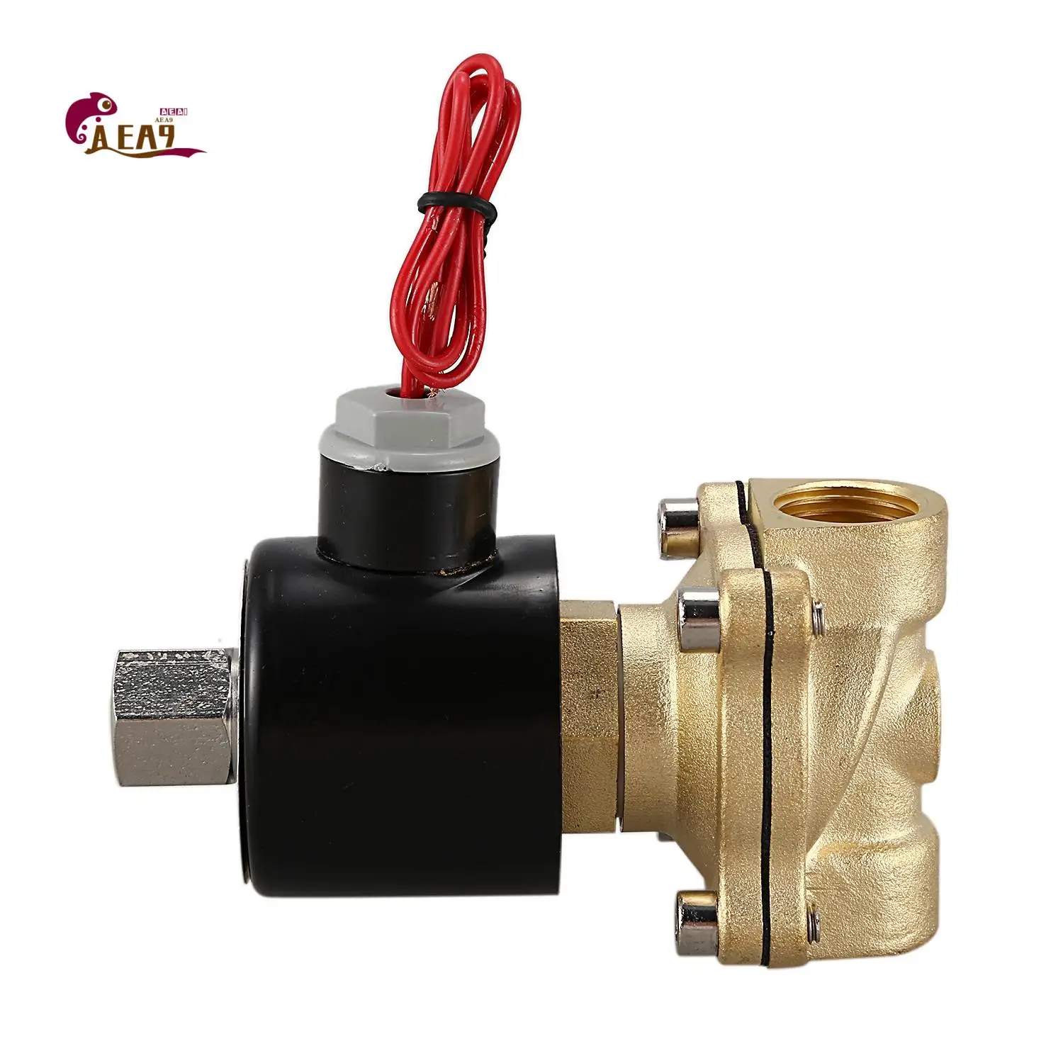 

AEA9-нормально открытый Н/О латунный электрический электромагнитный клапан 220 В пневматический клапан для воды, масла, газа