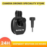 Motorcycle Windshield Clip for DJI Action 5 Pro/GoPro/Pocket 3 Aluminum Alloy Mount for Insta360 X5/X4/Go 3S Accessories
