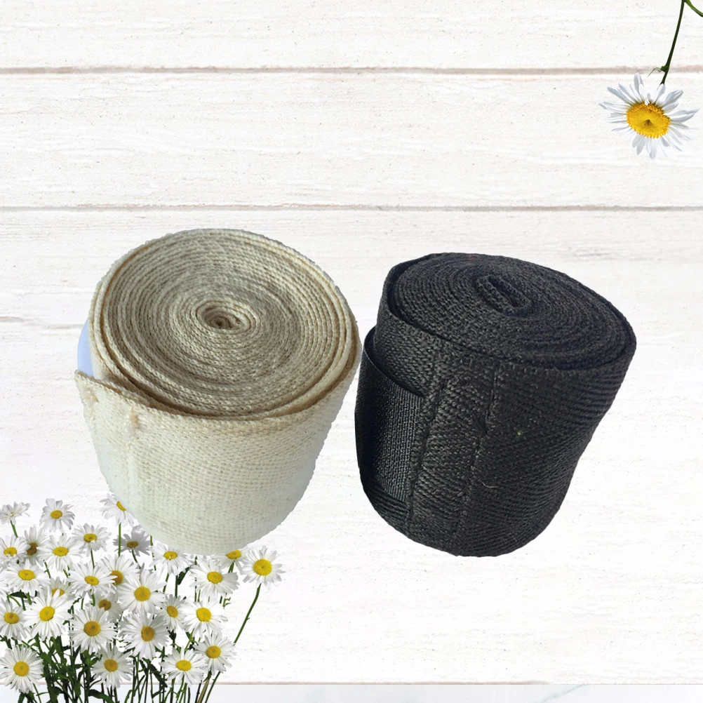 

2Pcs BoxingH CottonDurable H guardStraps WristSupport PreventInjuries H For Karate KarateMMA Training PortableSize