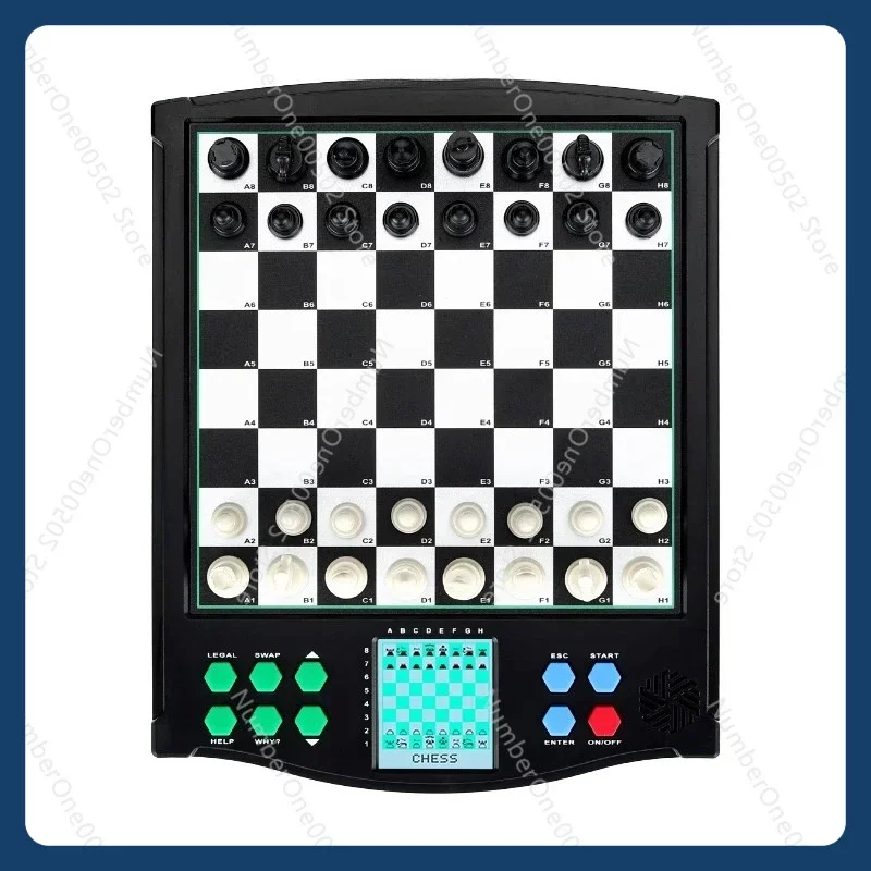 Chess Electronic Chessboard Man-Machine Versus Two-Player Game A good coach for learning chess English German operation