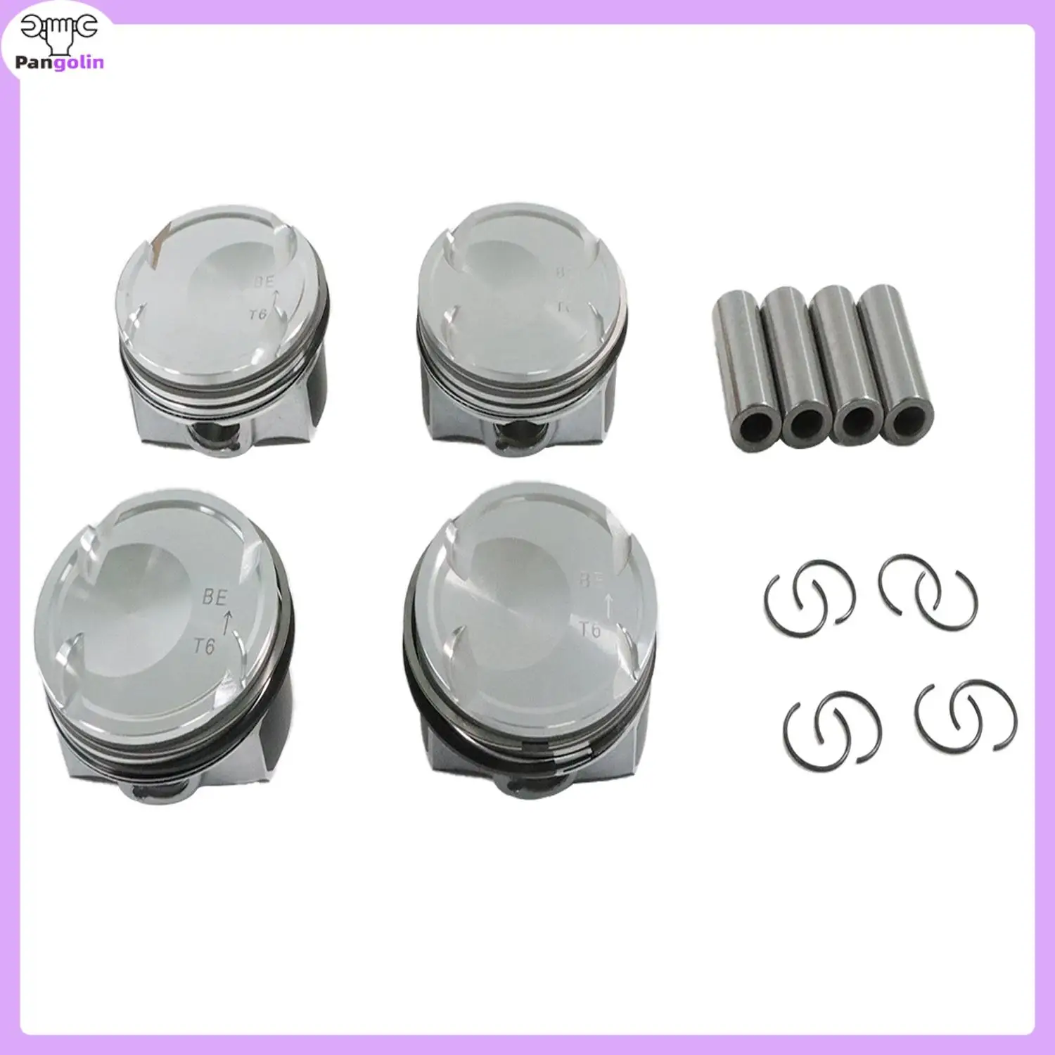 

4pcs G4FJ Engine Pistons Rings Set For 2011-2019 Hyundai Kia 1.6T 23410-2BCA0 234102BCA0 New Car Parts