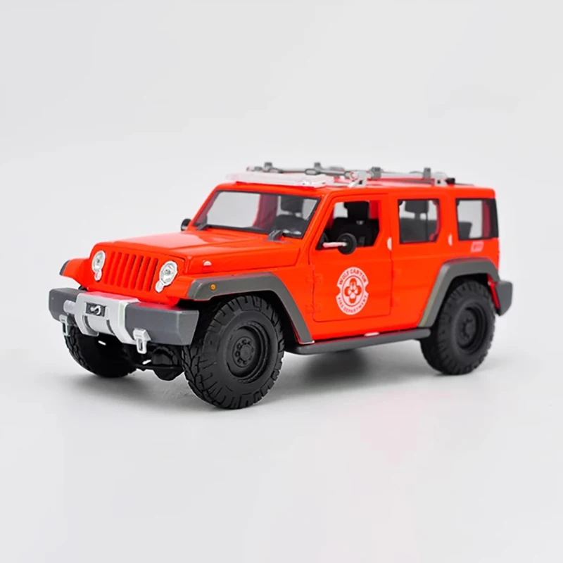 

Diecast 1:18 Scale Rescue Concept Off Road Vehicle Alloy Car Model Finished Product Simulation Toy Collection Gift Static Model