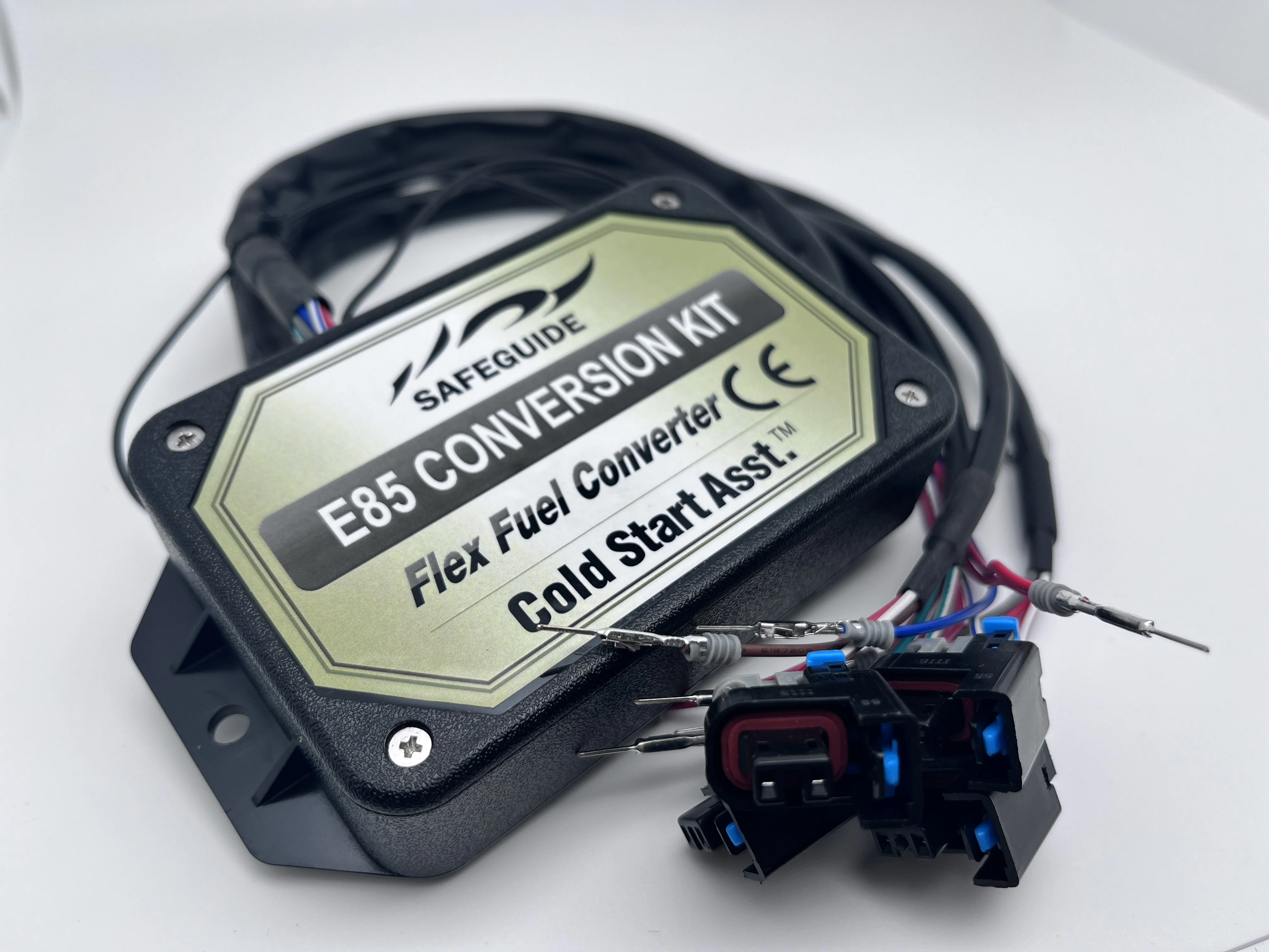 E85 Conversion Kit for 4Cyl/6Cyl Vehicles - Plug-and-Play, Cold Engine Starting Asst, Smart Temperature Sensor Included