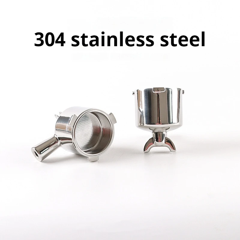 51mm Stainless Steel Spouted Portafilter For DeLonghi 9155/9255/9355/9655/9865 Offers Multiple M10-threaded Handles to Choose