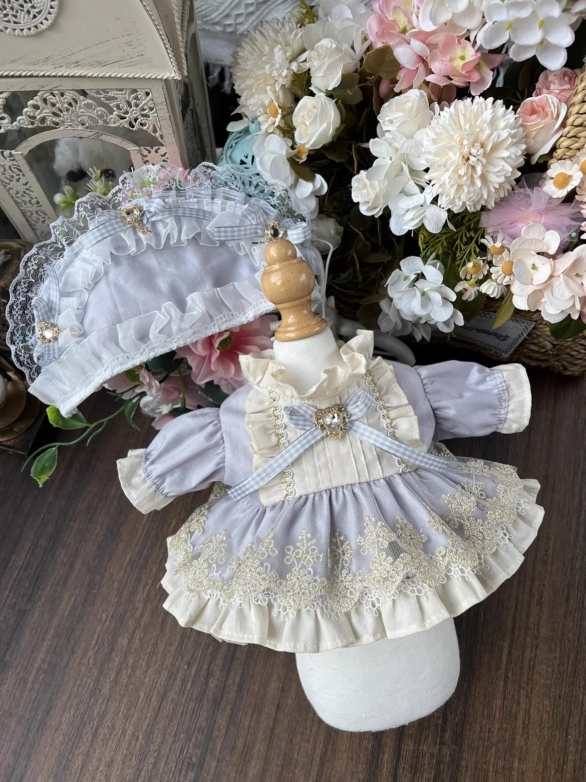 Originale fatto a mano fiaba Lolita vestito da principessa vestito per 20cm 30cm 40cm bambola giocattolo gonna vestiti Costume Cosplay carino D