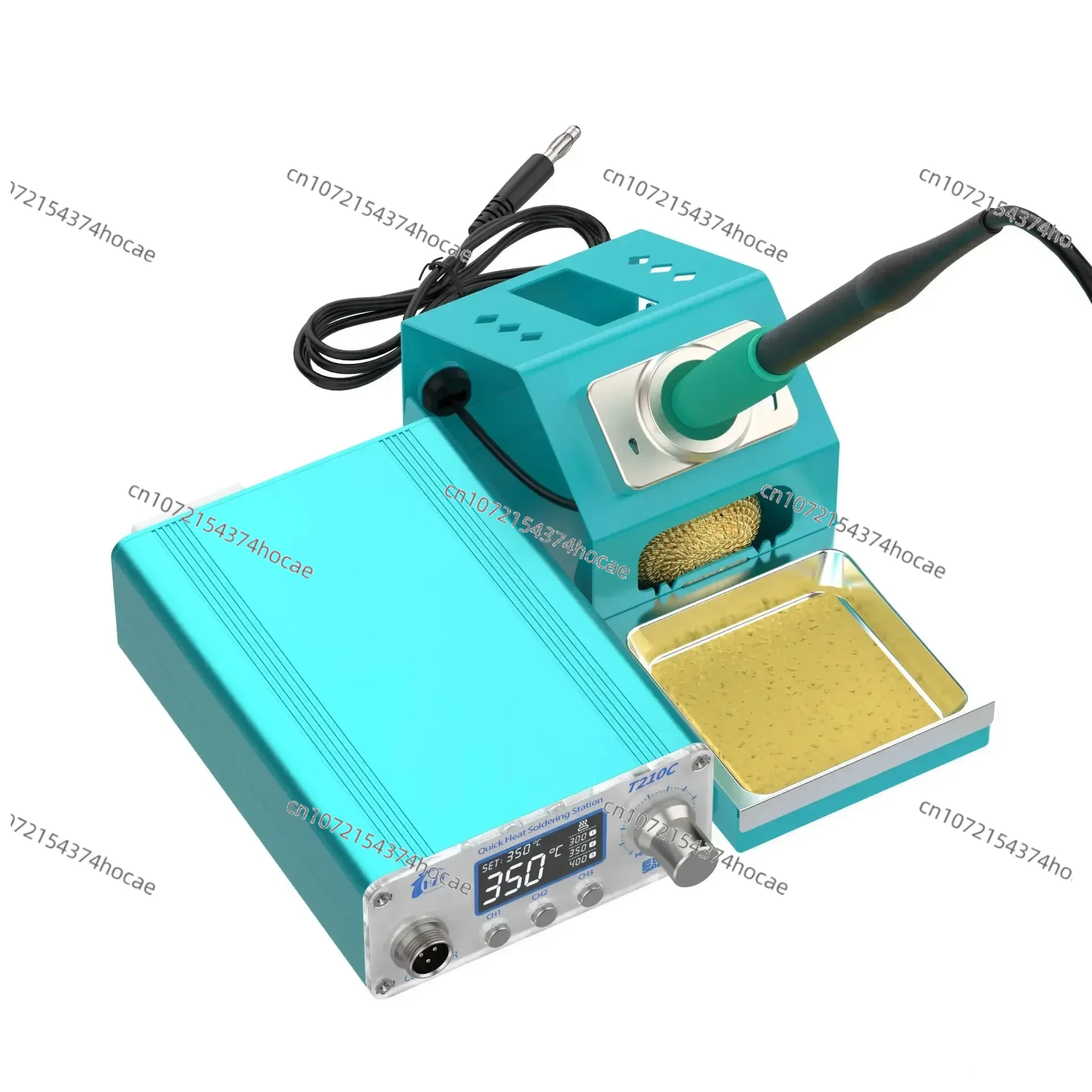 

HZY-T210C Mini Portable Digital Soldering Station Adjustable 75W for Thermostat Electric Solder Iron T12 Welding Handle Tool