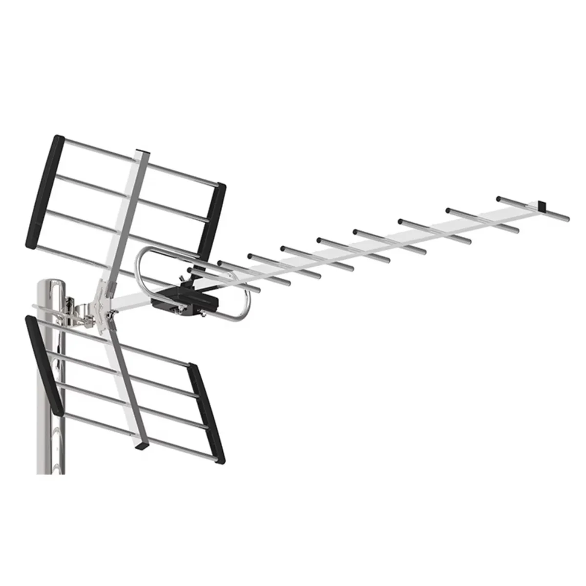 Outdoor Digital High-Definition TV Antenna HD with Up to 200 Mile Range Attic or Roof TV Antenna Free 4K TV Channels