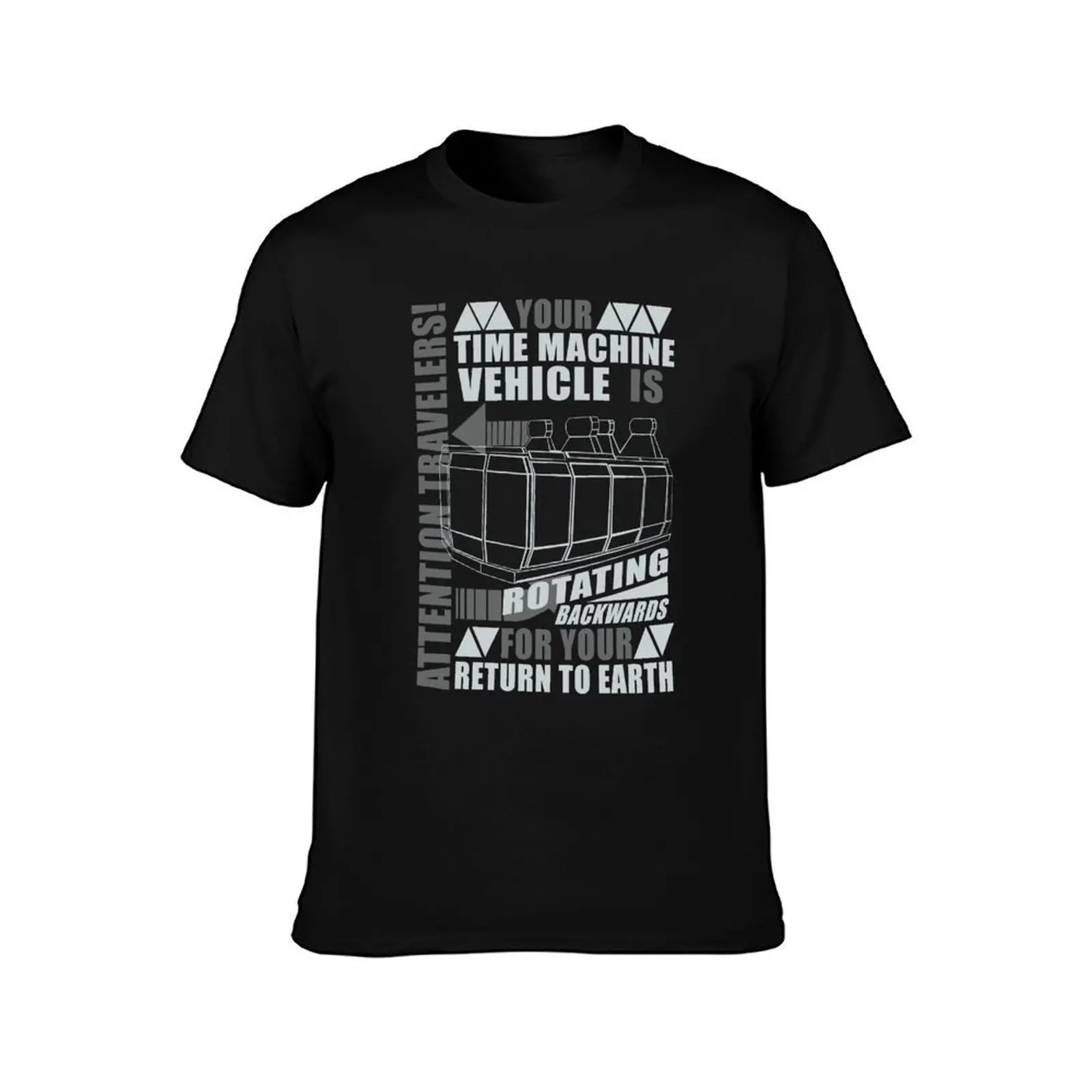 Time Travel Backwards T-Shirt Street Fashion Casual Tee Shirt T-Shirt
