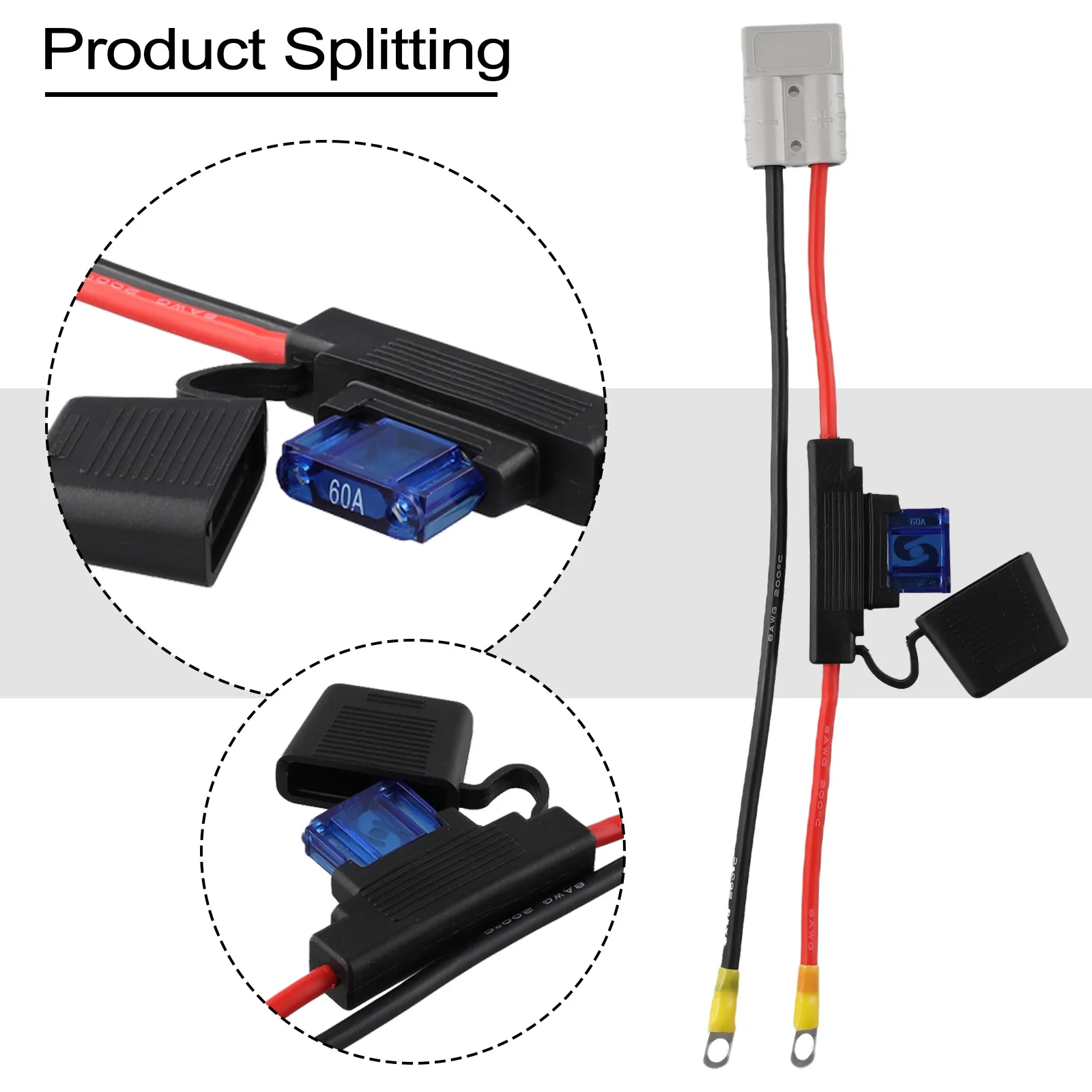 

Adequate Size of Wire Ensures Safety in Various Conditions Overall Length is Approximately Three Hundred Millimeters
