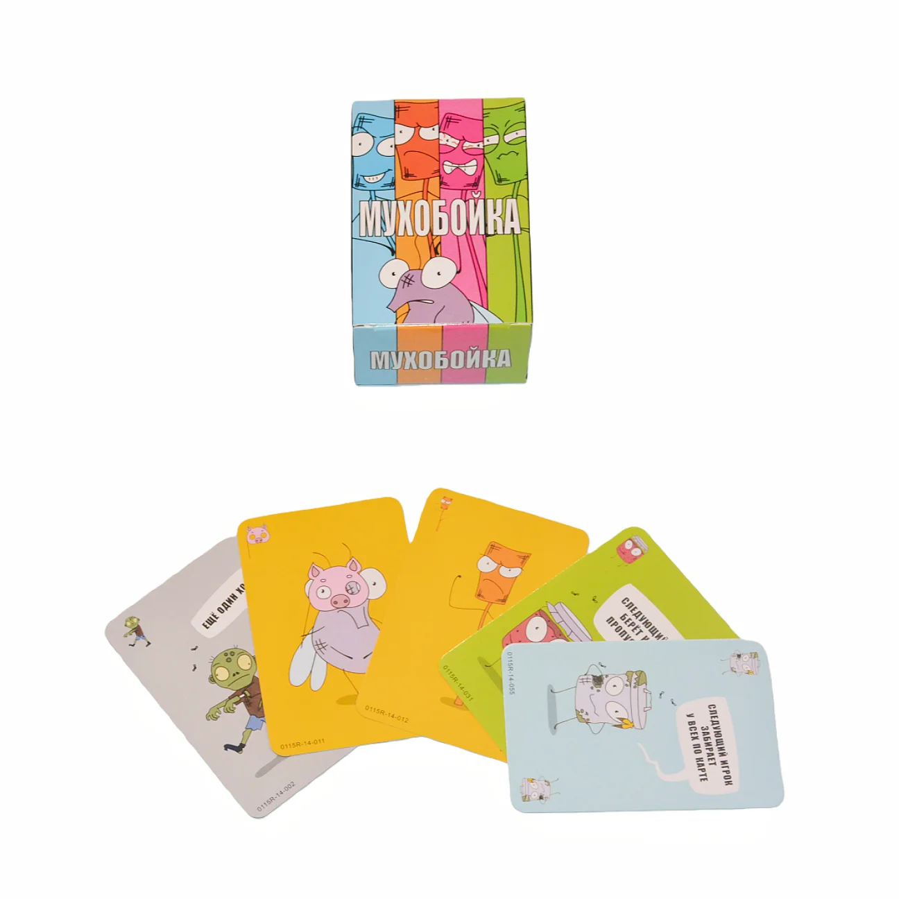 《Myxoбойha》Russian Version of the Card Game, Board Game, Interactive Game, Ideal Party Card Game, Perfect for Halloween, Christmas, and as a Perfect Gift Choice