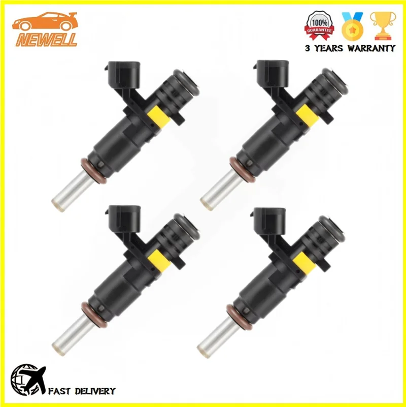 4pcs 13537528176 V752817680-07 A2C59517083 Fuel injector For BMW Mini Cooper R56 Clubman R55 Convertible Countryman Paceman 1.6L