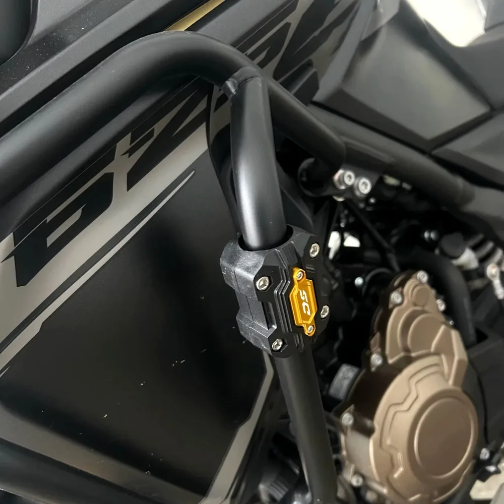 Für Voge DS 800X Rally DS800X DS625X DSX 800 900 625 525 500 DS Motorradzubehör Stoßstangenblock-Schutz Flaschen- und Becherhalter – Detail 2