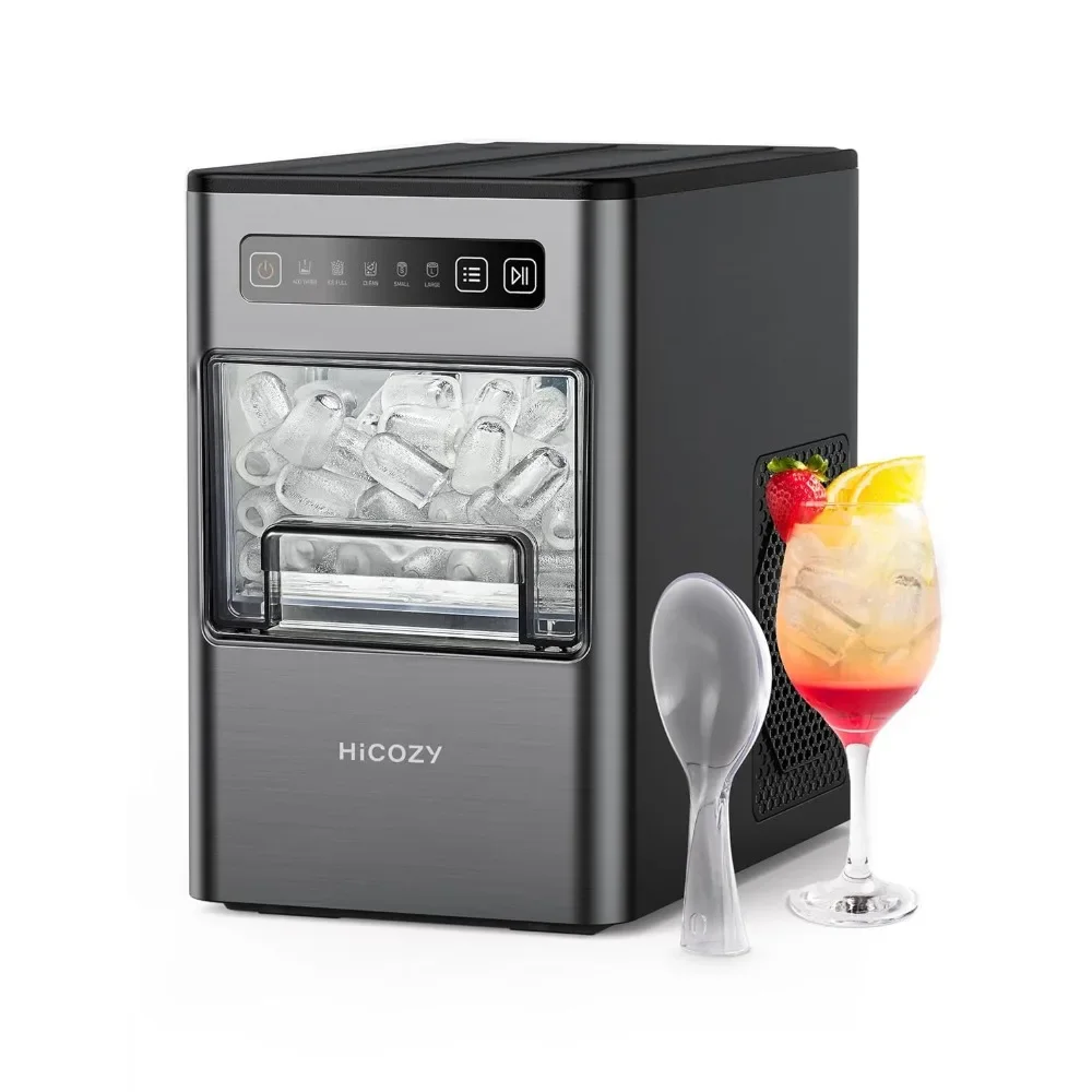 XMSJ Ice Maker controsoffitto, ghiaccio in 6 minuti, 24 libbre/giorno, regalo portatile e compatto con autopulente, per appartamento/sotto l'armadio