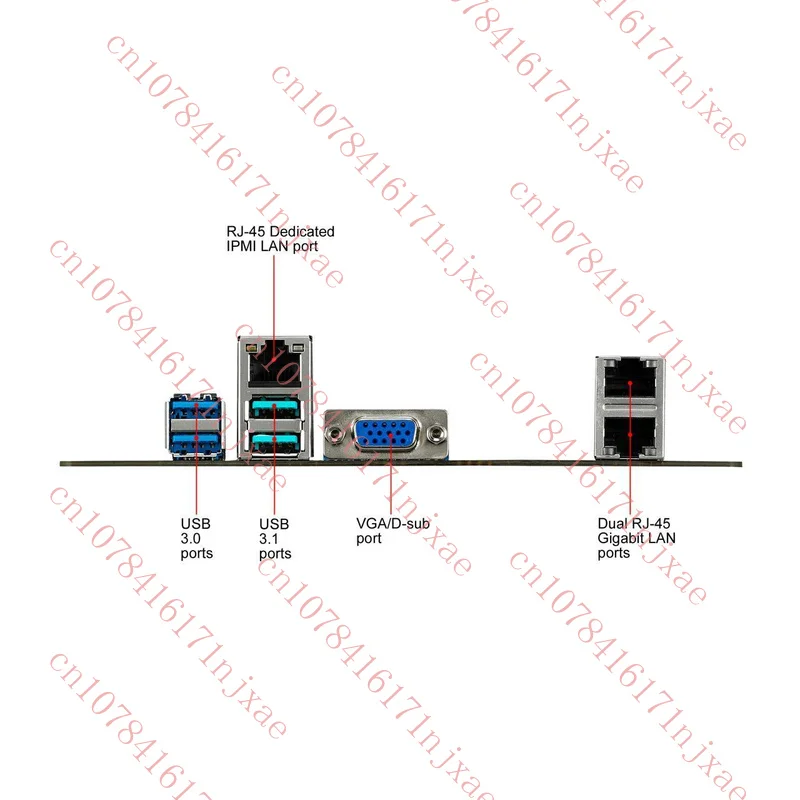 UNTUK ASUS P11C-I 64GB LGA1151 DDR4 Intel Server Mini-ITX Motherbroad Test oke.